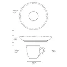 Conjunto com 6 Xícaras de Café com Pires Bio Stoneware Campestre 120ml - imagem 4