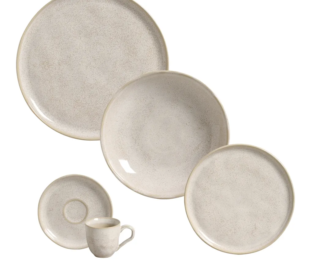 Aparelho de Jantar 30 Peças Bio Latte