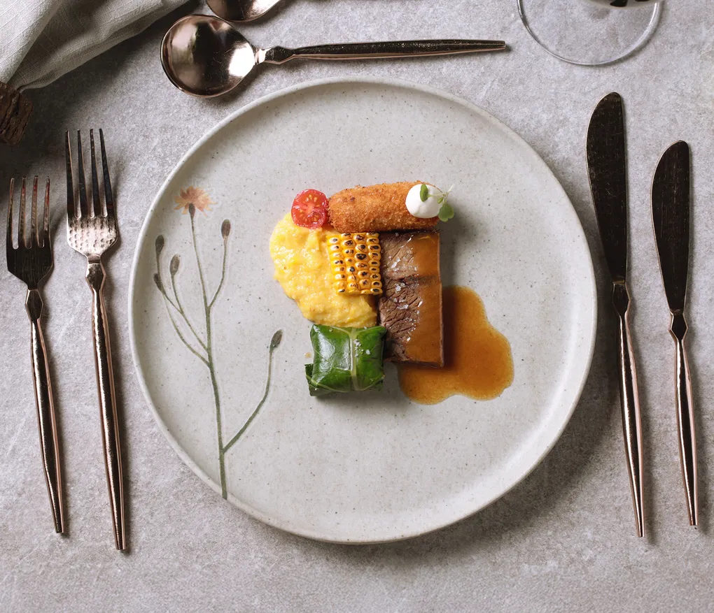 Conjunto com 6 Pratos Raso Bio Stoneware Campestre 