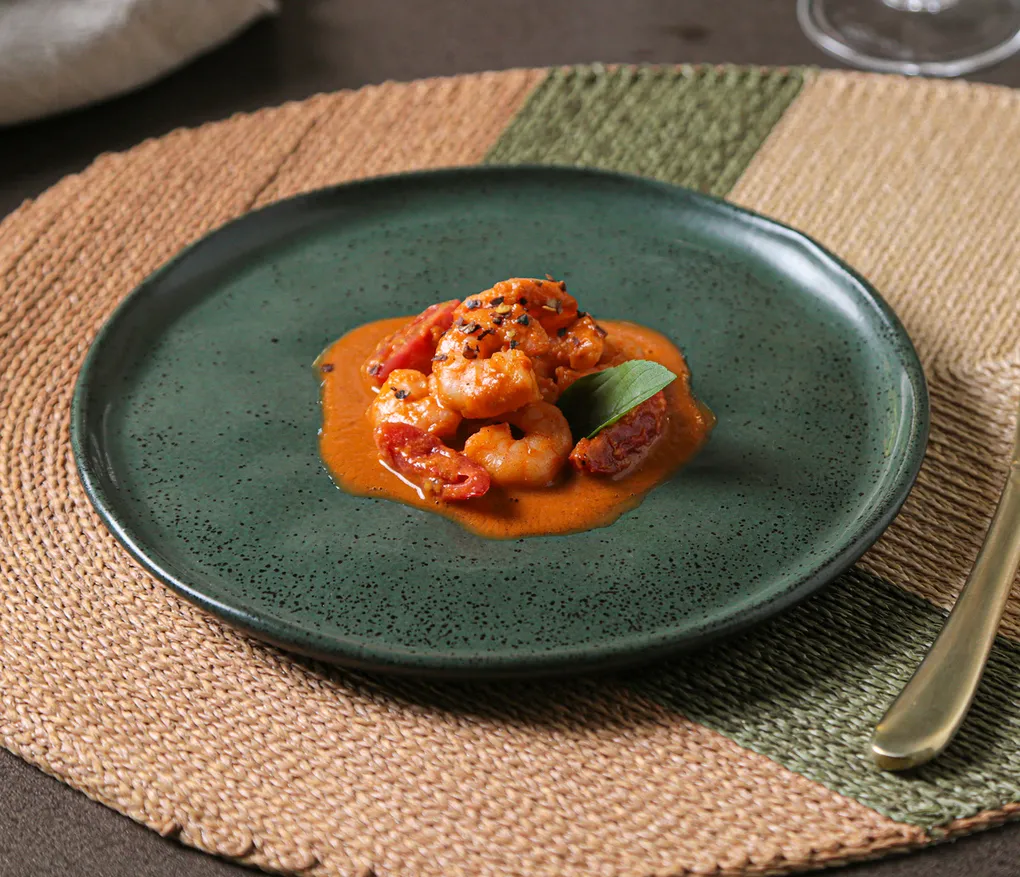 Conjunto com 6 Pratos de Sobremesa Bio Greenery 