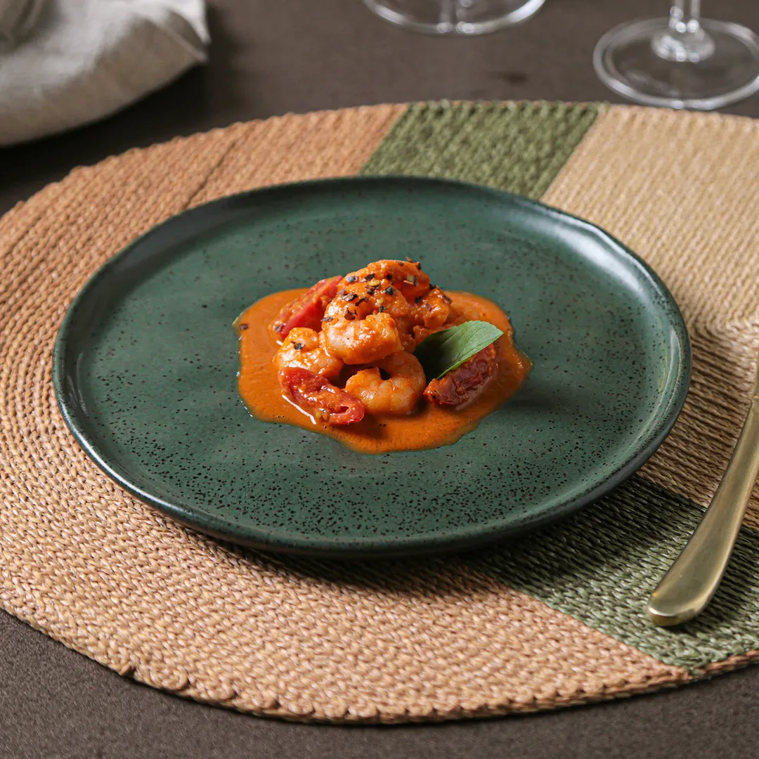 Conjunto com 6 Pratos de Sobremesa Bio Greenery 