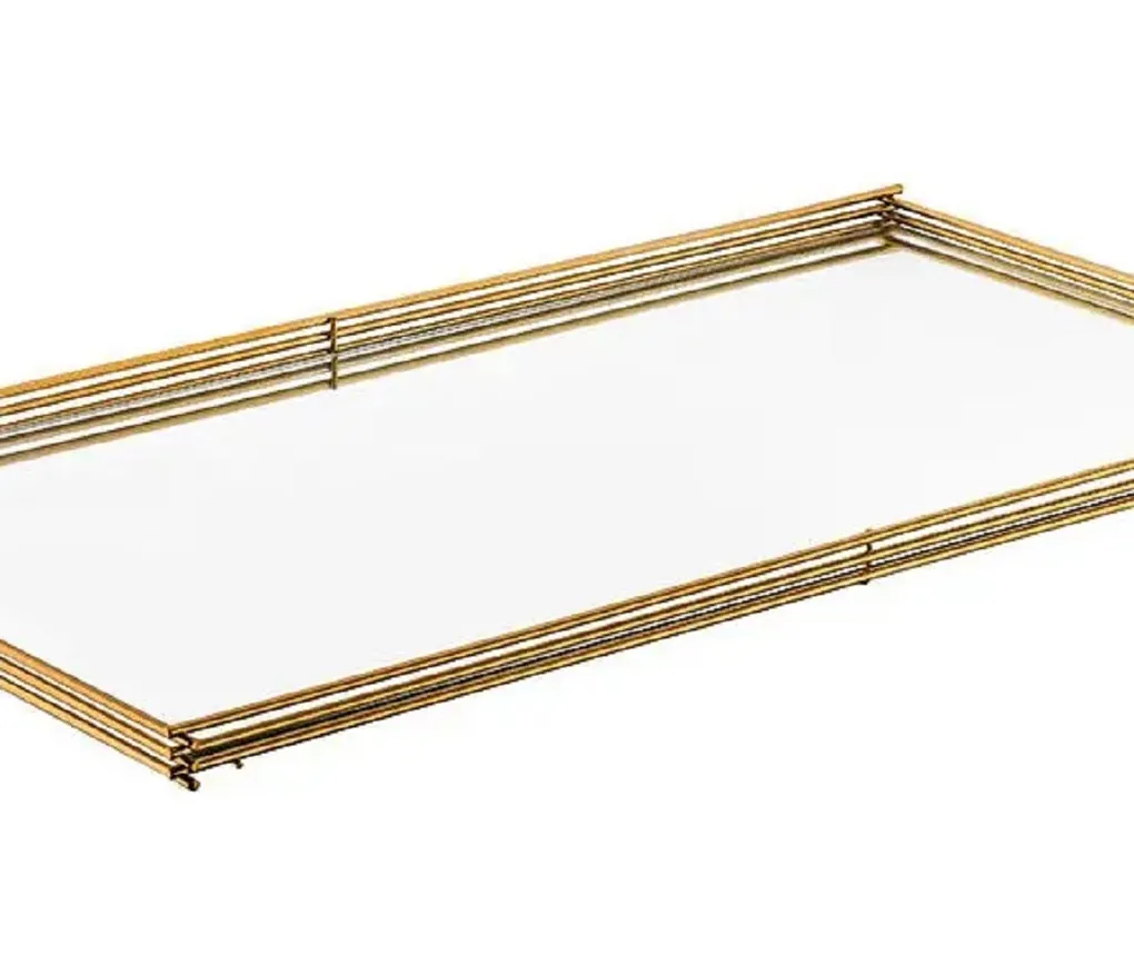 Bandeja Wire Golden 40x70