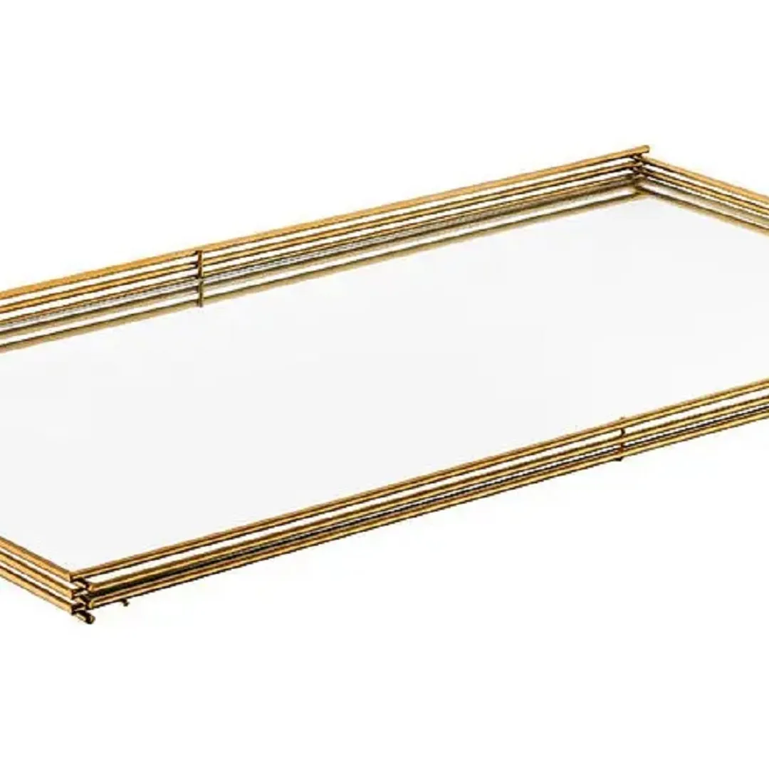 Bandeja Wire Golden 40x70