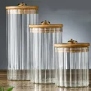 Porta Mantimento De Vidro Wolff Classic Com Tampa 1,150L - imagem 2