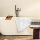 Toalha Banho 100% Algodão Marini Branca - imagem 4