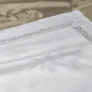 Jogo de Cama King de Cetim de Bambu 300 fios Fiorito Branco - imagem 2