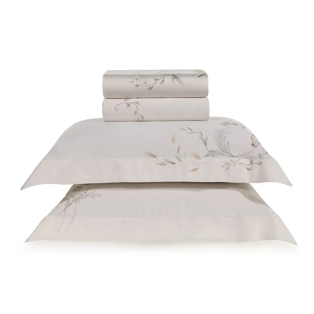 Jogo de Cama King Cetim de Bambu 300 Fios Tivoli Trussardi