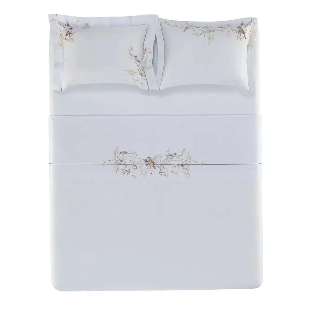 Jogo de Cama Queen 300 Fios Cetim 100% Algodão Egípcio Susine Trussardi