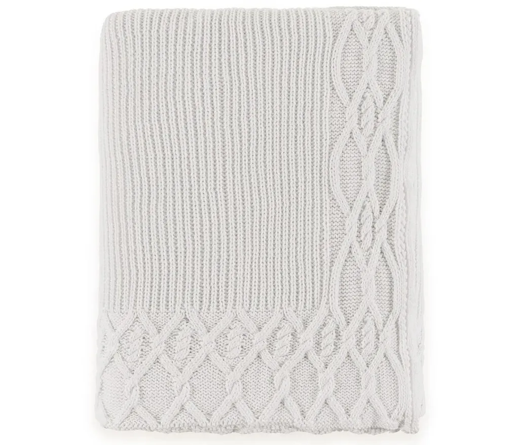 Peseira Tricot de Algodão Candore Branco