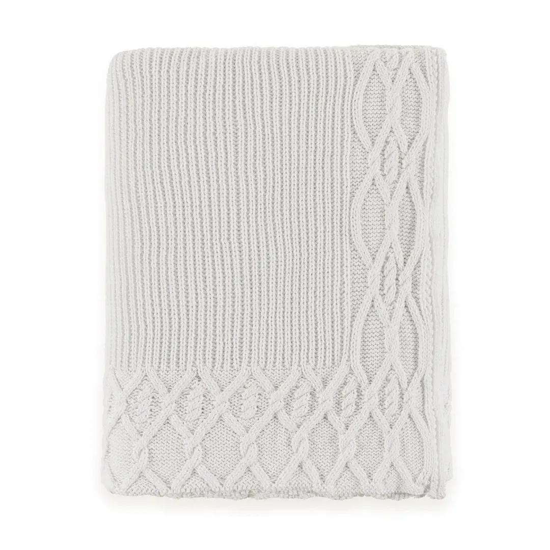 Peseira Tricot de Algodão Candore Branco Trussardi