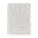 Peseira Tricot de Algodão Candore Branco - imagem 1