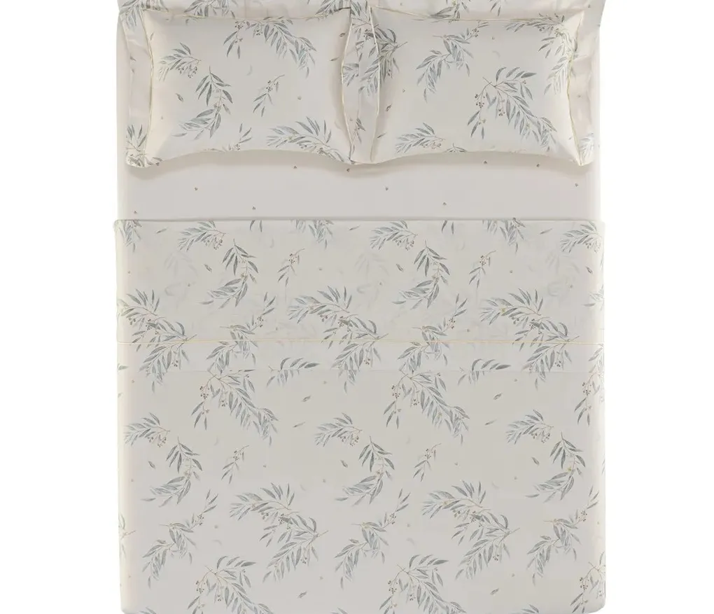 Jogo de Cama Queen 200 Fios Cetim Eucalira
