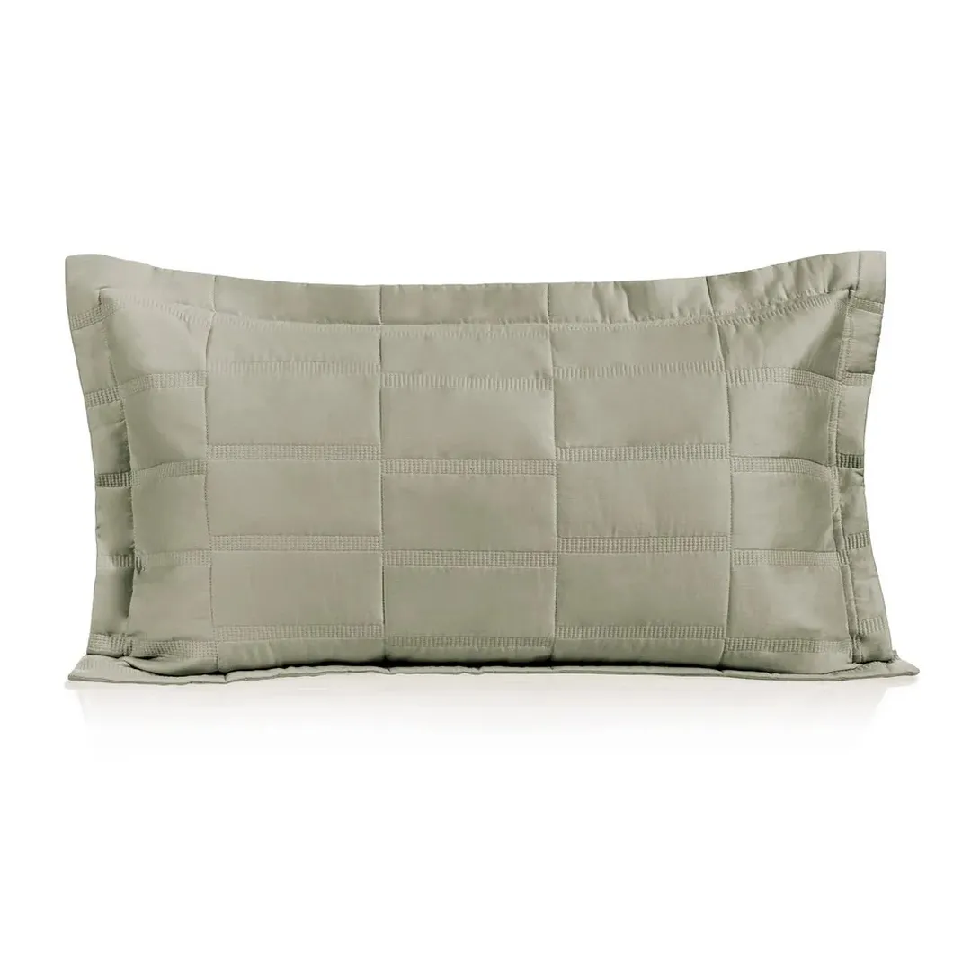 Jogo de Super Porta-travesseiro 300 fios Verbania Pistacchio Trussardi