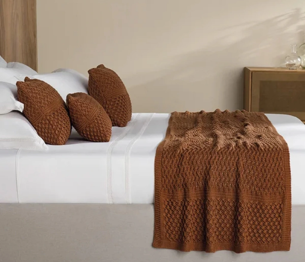 Almofada Tricot Borgo Cappucino