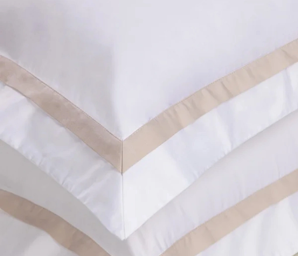 Jogo de cama Casal 300 fios Cetim Vercelli Branco/Nebia