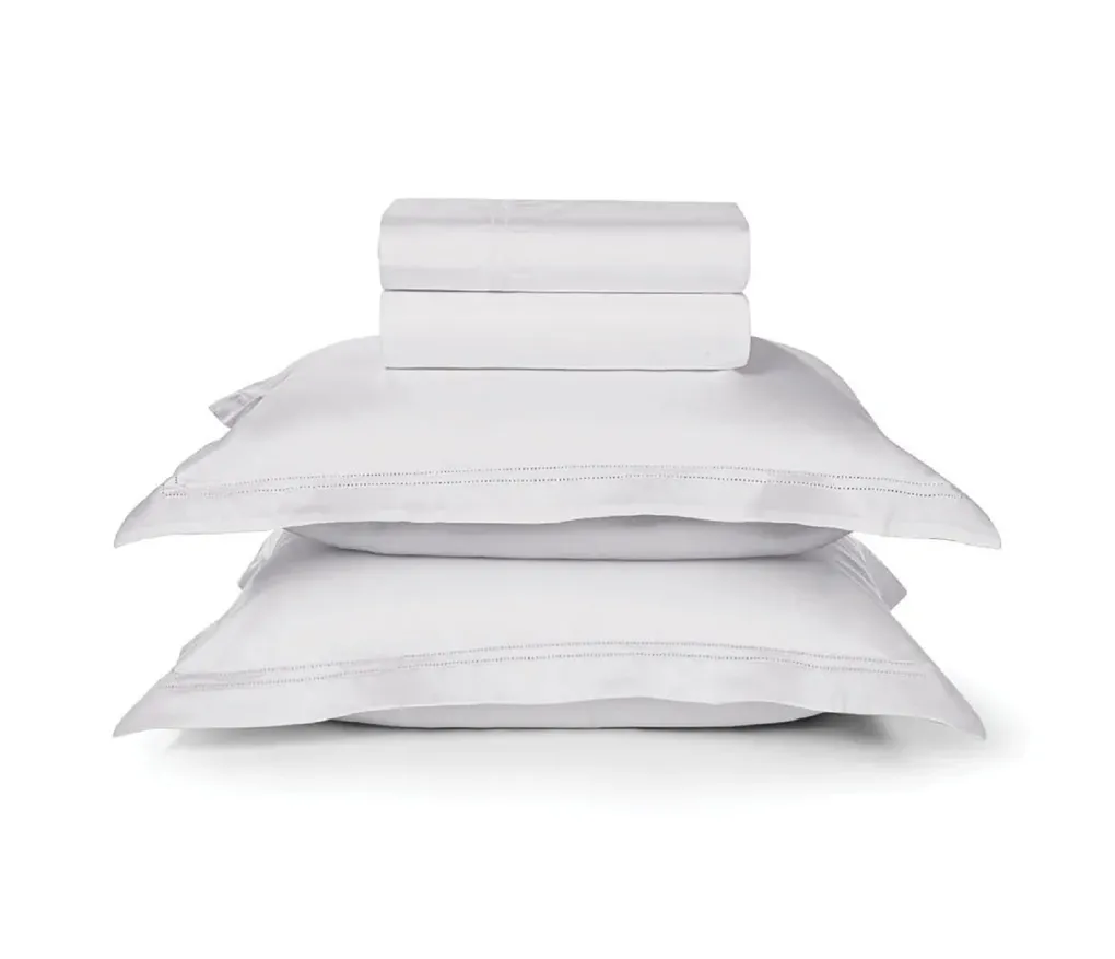 Jogo de Cama King Trussardi 300 Fios Cetim 100% Algodão Egípcio Galieno Branco