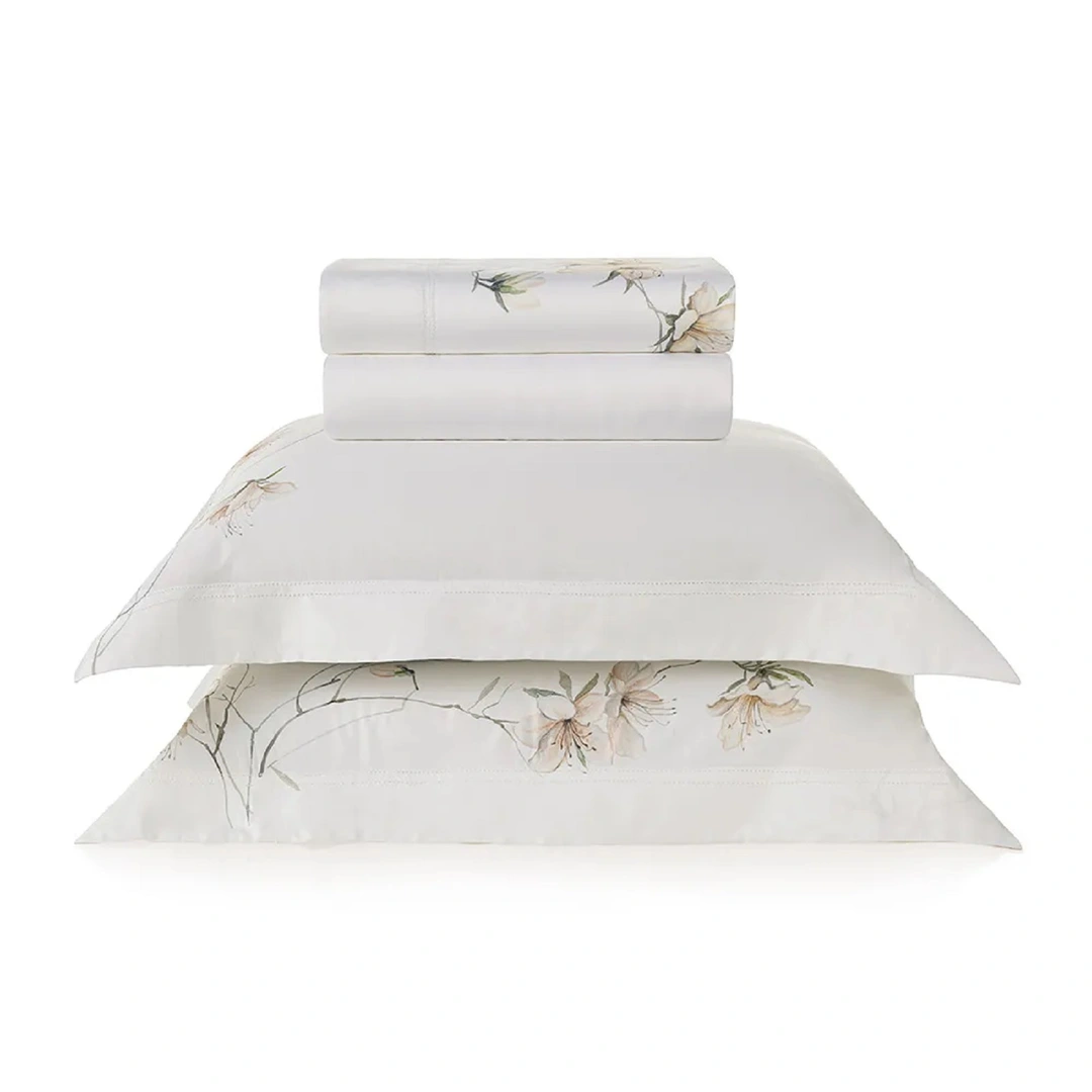 Jogo de cama Queen 300 fios Bambu Azalea Bambu Natural