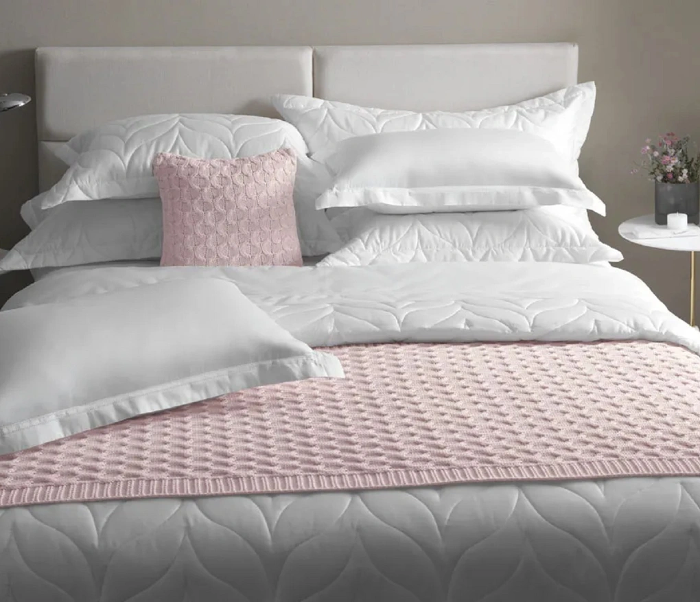 Jogo de Cama Queen Trussardi 300 Fios Cetim 100% Algodão Egípcio Galieno Branco