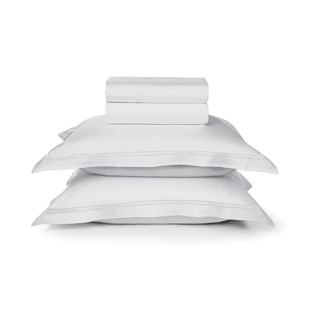 Jogo de Cama Queen Trussardi 300 Fios Cetim 100% Algodão Egípcio Galieno Branco
