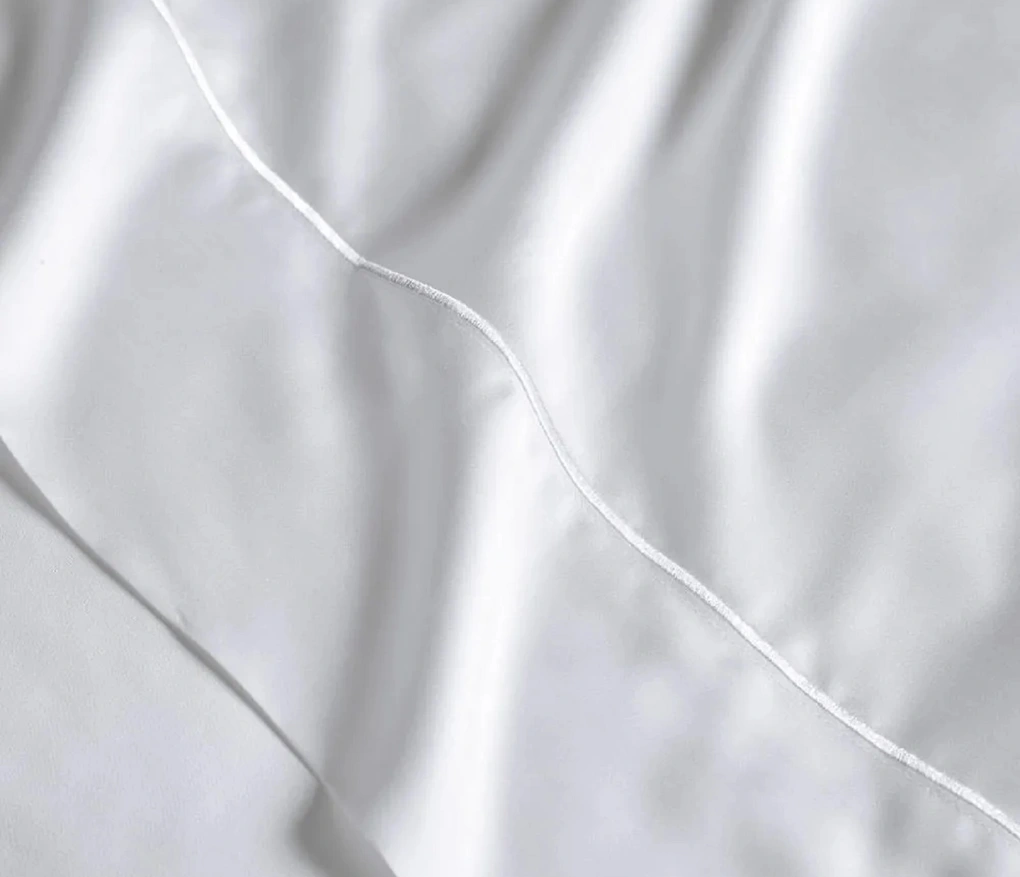 Jogo de Cama Queen Trussardi 300 Fios Cetim 100% Bambu Girelli Branco