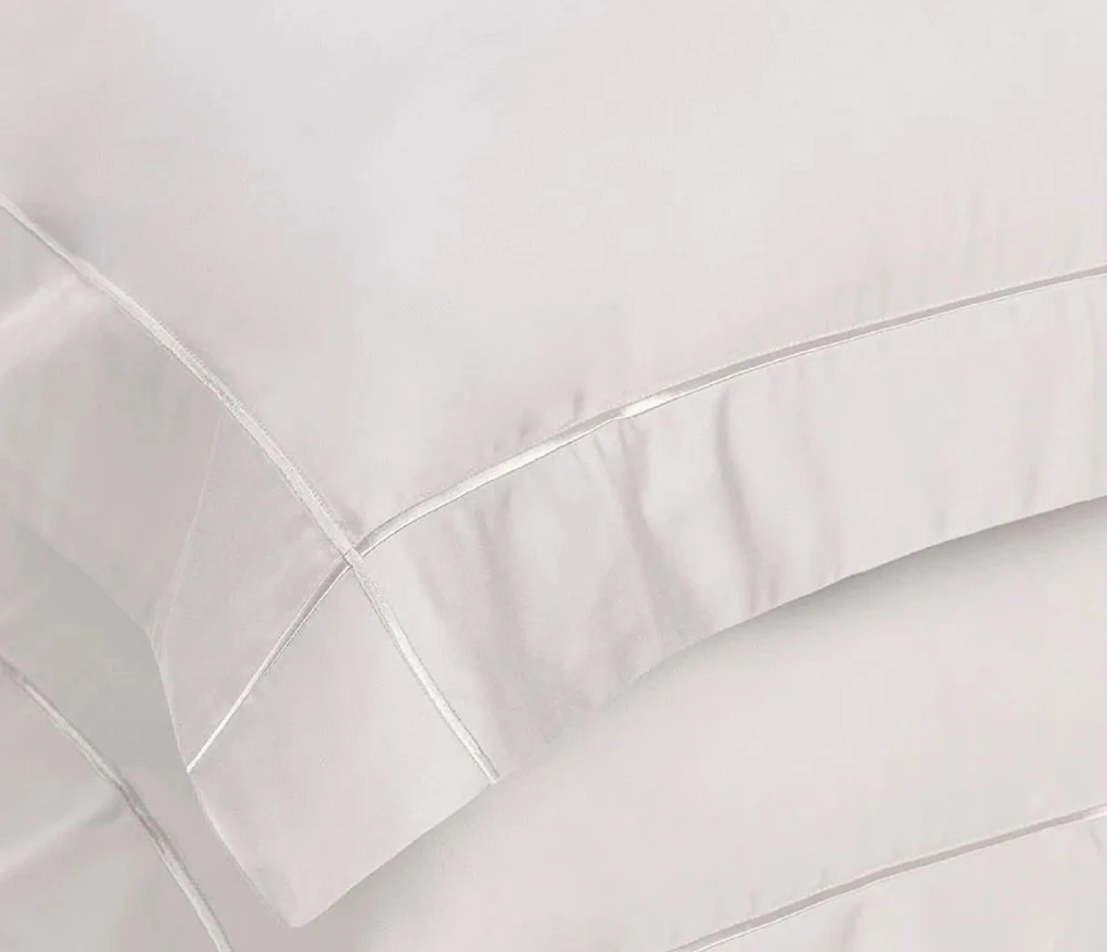 Jogo de Cama Queen Trussardi 300 Fios Cetim 100% Bambu Girelli Branco