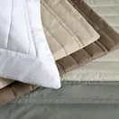 Colcha com Porta Travesseiros King 100% Algodão Monteleone Grigio - imagem 7