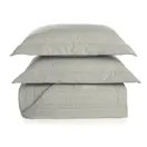 Colcha com Porta Travesseiros Queen 100% Algodão Monteleone Grigio - imagem 1