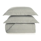 Colcha com Porta Travesseiros Queen 100% Algodão Monteleone Grigio - imagem 1