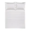 Colcha com Porta Travesseiros Queen 300 Fios 100% Bambu Girelli Branco - imagem 3