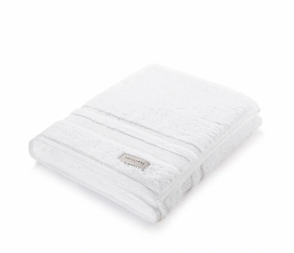 Toalha Banhão Trussardi 100% Algodão Lorenzi Branco