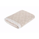 Toalha Banhão Trussardi Jacquard Fio Tinto Speciale Nocciola/Branco - imagem 2