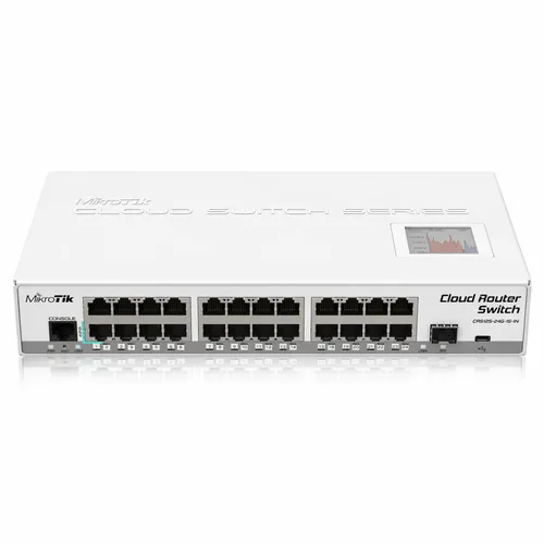 Switch MikroTik CRS125-24G-1S-IN 24 Portas Gigabit 1 SFP RouterOS