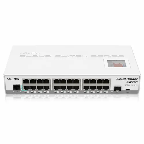 Switch MikroTik CRS125-24G-1S-IN 24 Portas Gigabit 1 SFP RouterOS