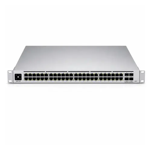 Switch Ubiquiti Gerenciável  48 Portas Gigabit 4 SFP+ 10G UniFi USW-Pro-48 L3