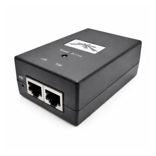 Fonte PoE Ubiquiti 24V 24W 1A Injetor PoE Com Reset Proteção RJ45