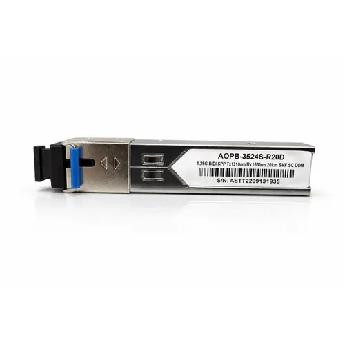 Módulo Transceiver SFP BIDI 1.25G 20KM SC DDM TX1310 RX1550 SMF 3524S-R20D