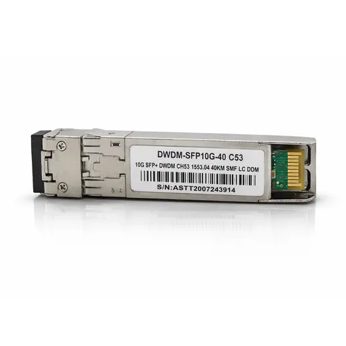 Transceiver Módulo SFP+ 10G DWDM 40KM SMF LC C53 1535nm DDM Cisco Compatível