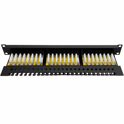 Patch Panel 24 Portas Cat6 RJ45 19