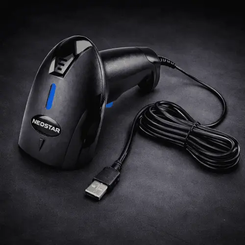 Leitor Código de Barras Profissional 1D/2D USB com Fio FLY 111 Sem Base