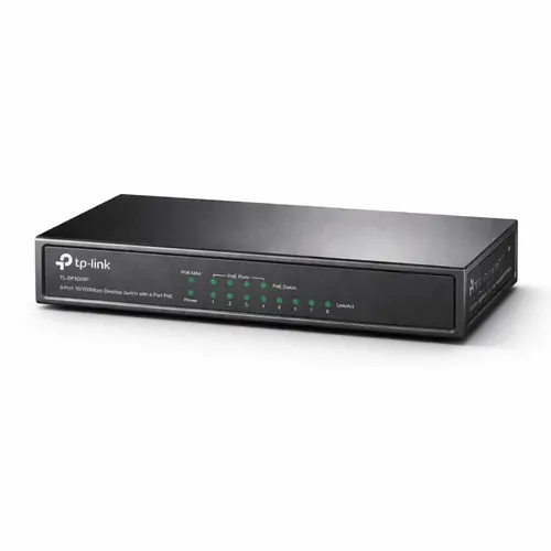 TP-LINK HUB SWITCH 08P TL-SF1008P 10/100 DESKTOP POE