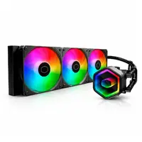 Water Cooler 360mm DeepCool Castle 360 RGB V2 ARGB Intel AMD Gamer - imagem 1