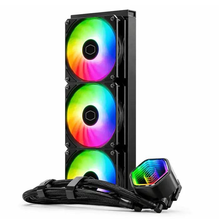 Water Cooler 360mm DeepCool Castle 360 RGB V2 ARGB Intel AMD Gamer
