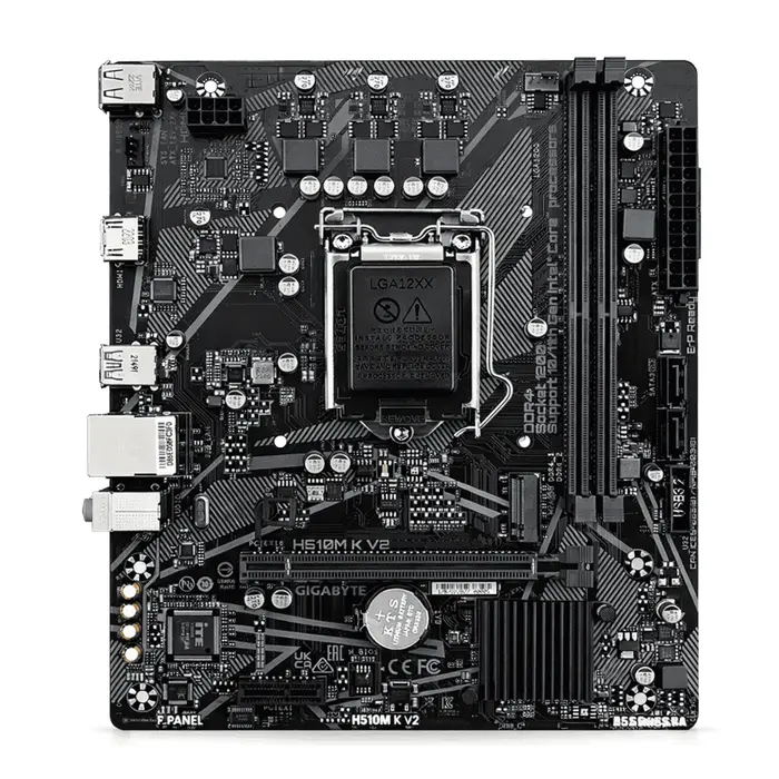 Placa Mãe Gigabyte B550M K AM4 DDR4 - Compatível Ryzen 3000 / 4000G / 5000 / 5000G 2x M.2 HDMI DisplayPort Micro ATX