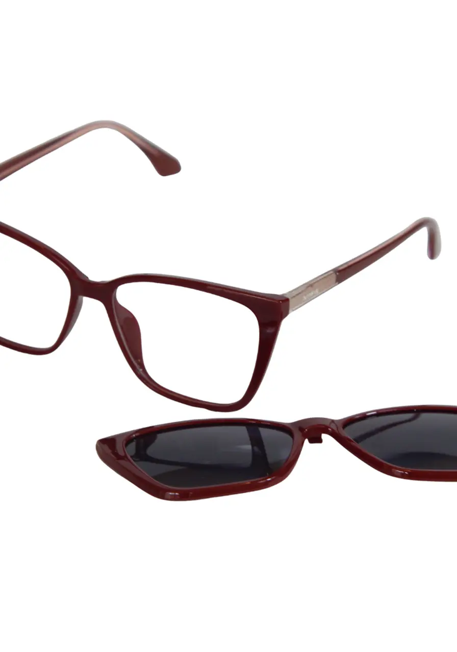 Óculos Butterfly Linha Receituário Modelo Clip-on Europa