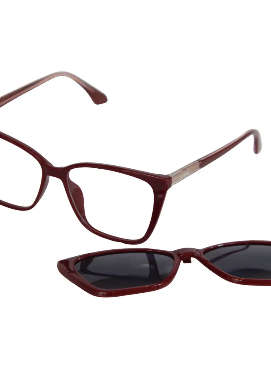 Óculos Butterfly Linha Receituário Modelo Clip-on Europa