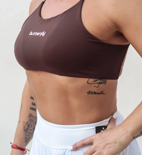 Top Butterfly Alcinha E Costas Cruzadas