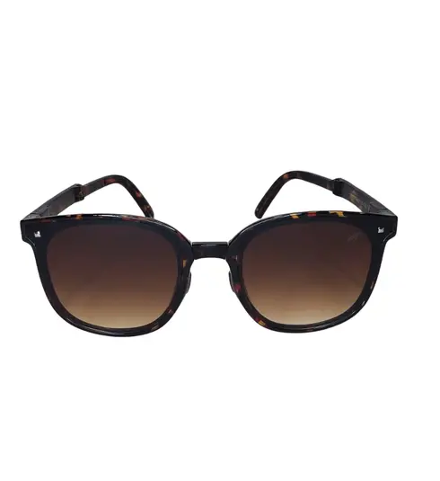Óculos de Sol Feminino Retangular Marrom Vintage | Butterfly Eyewear