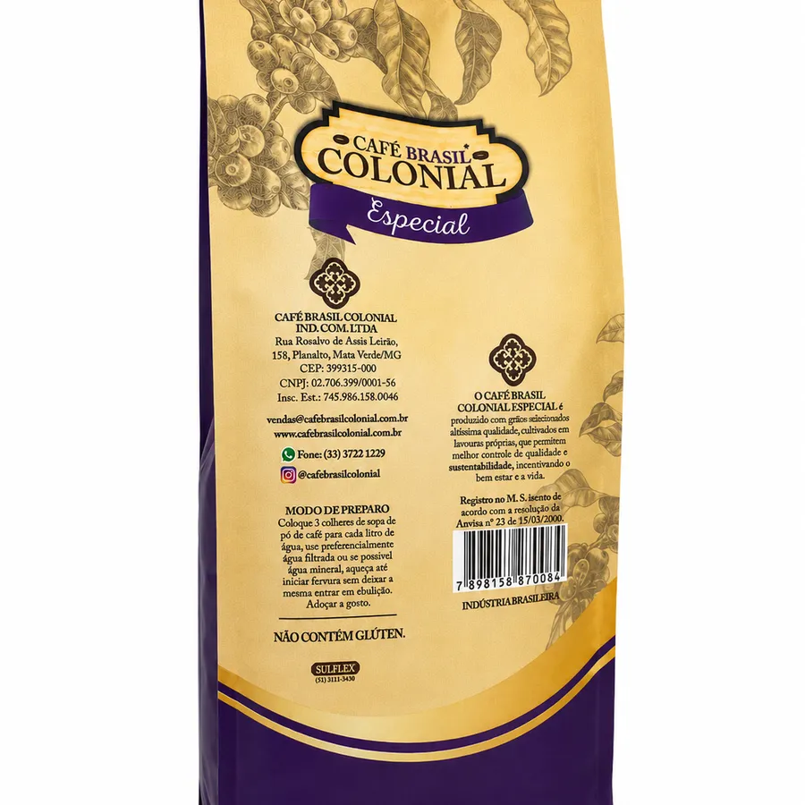 Café Brasil Colonial Especial 500g
