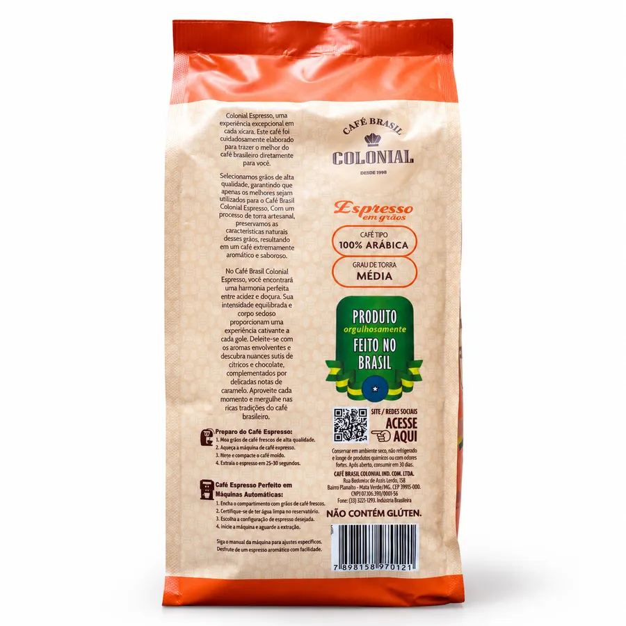 Café Brasil Colonial Espresso 500g