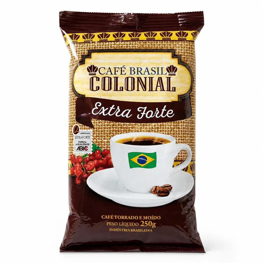 Café Brasil Colonial Extra Forte 250g 100% arábica